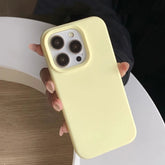 Dopamine Solid Color Silicone Phone Case